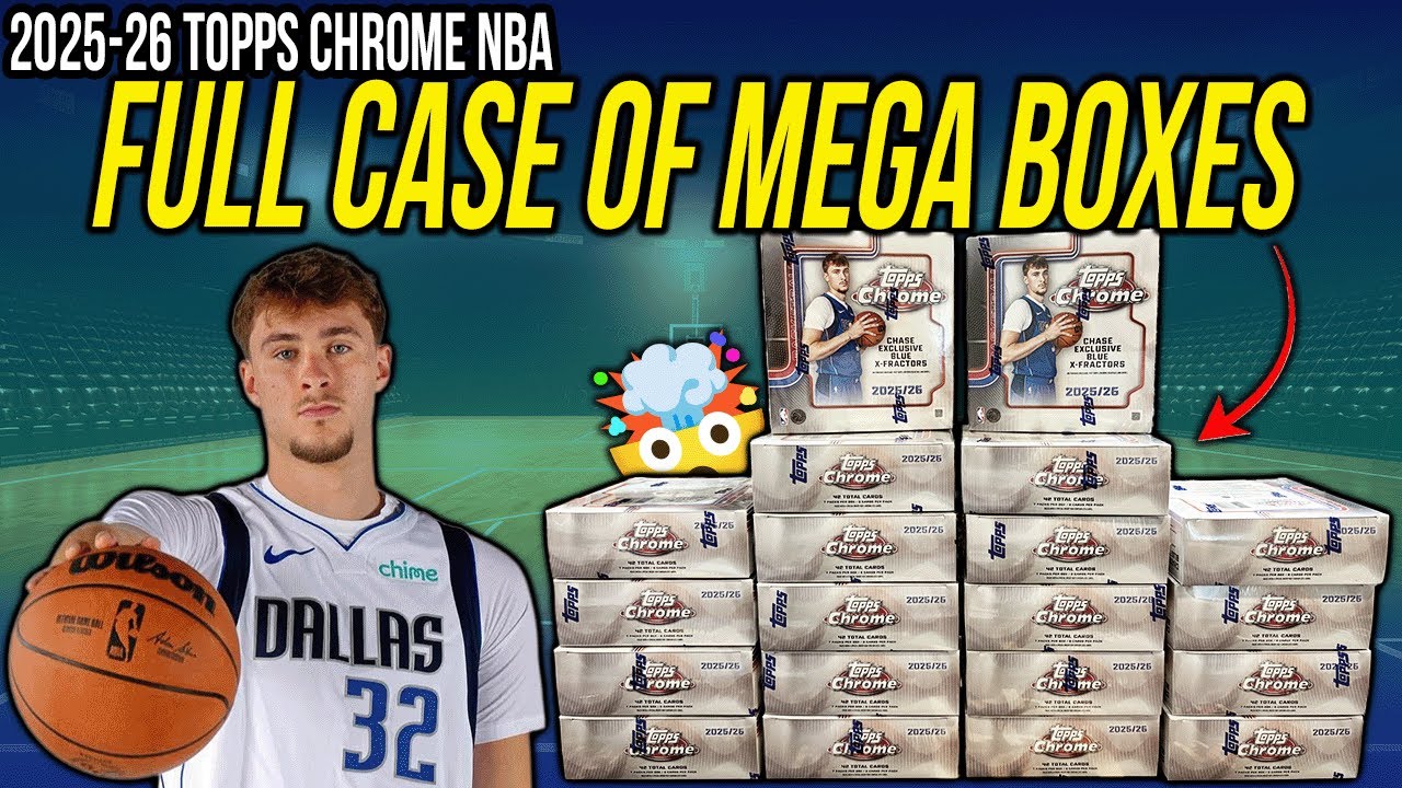 Capture The Flagg: COMPLETE (20 Boxes of 2025-26 Topps Chrome NBA Megas)