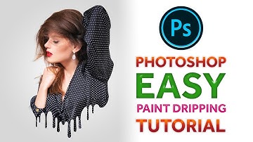 How to create a Paint Dripping Effect Photoshop-Tutorial 02