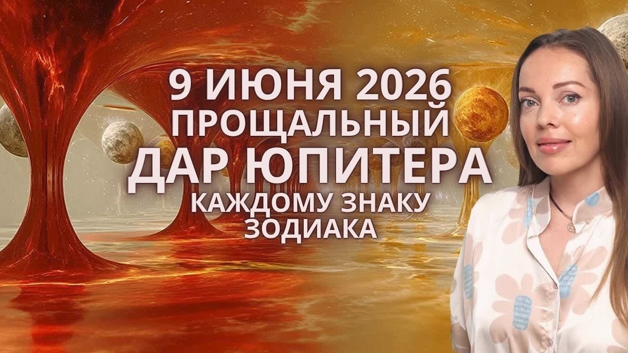 9 июня 2026 – прощальный Дар Юпитера каждому знаку Зоди… — Transcript