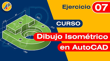 Dibujo Isométrico en AutoCAD - Ejercicio 07