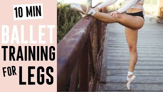 Train Like a Ballerina | 10 minute Toning Sculpting Leg Workout