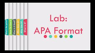 Lab: APA Format