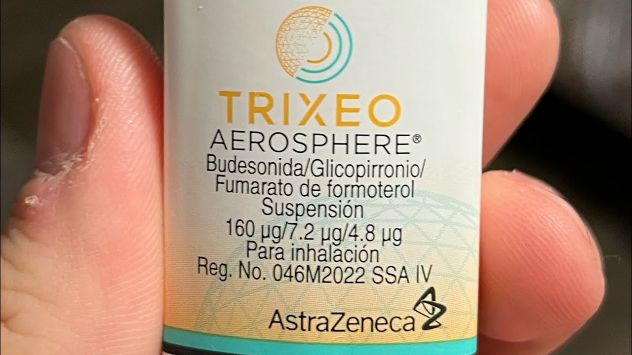 Trixcro Inhaler Como utilizar el inhalador Trixeo Aerosphere de AztraZeneca - YouTube