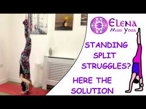 Lutando com ESTANDO SPLIT? Como trabalhar ON IT - TUTORIAL YOGA