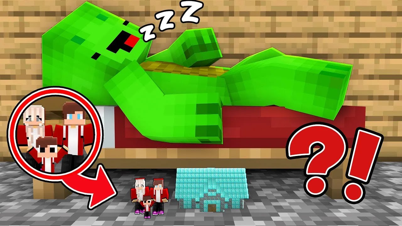 How Myzen built his family home under Mikey's bed in minutes - YouTube