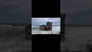 Third house collapse in Rodanthe this month prompts beach closure, clean-up efforts.