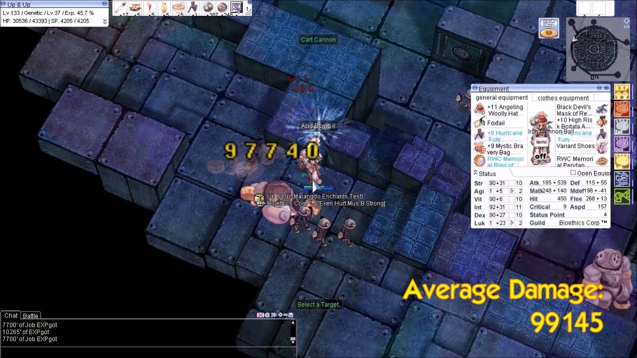 Acid Bomb w/ Hurricane Fury - Malangdo Enchants Test | pRO Valkyrie ...