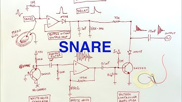Force Sensitive Piezo Triggered Analog Snare Drum Circuit From Scratch