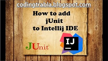 How to add jUnit to Intellij IDEA IDE byNP