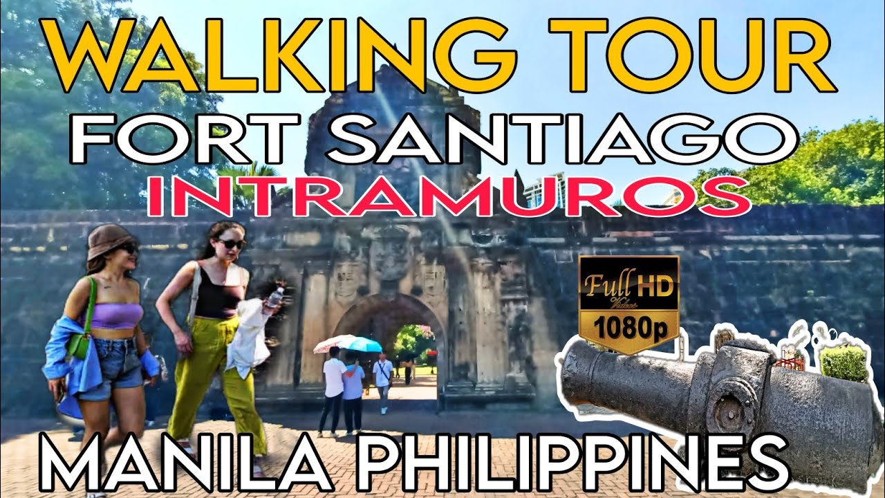 WALKING TOUR AT FORT SANTIAGO INTRAMUROS MANILA PHILIPPINES 