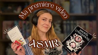 ASMR FR – Ma première vidéo 📚 Chuchotements proche du micro, tapping sur livre, lecture apaisante