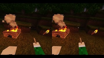 [3D] Vivecraft 1.18 (Minecraft VR) Gameplay with Shaders - Part 16