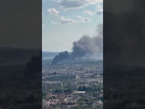 Πάτρα, φωτιά περιοχή εργοστασίου Pirelli, 2/5/2026