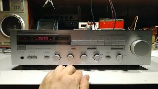 Yamaha R-3 stereo receiver демонстрация работы диапазона fm