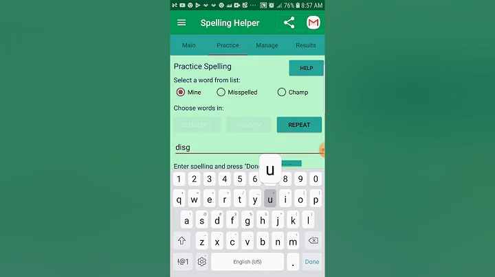 Spelling Helper Video