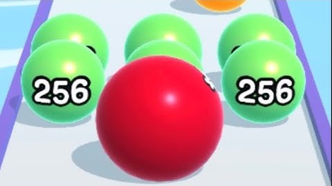 Ball Run 2048  - All  Levels Gameplay IOS  (PART  13) .