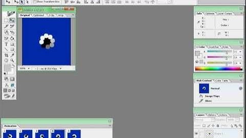 Create Loading Circle Animation using adobe Photoshop.......Step By Step Presentation