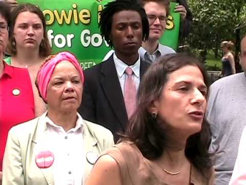 Green Party Press Conference: "Big Green New Deal" For New York State (clip01 - Gloria Mattera)