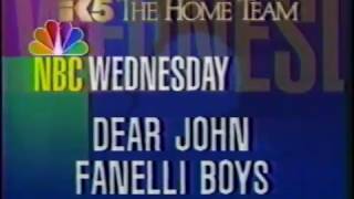Dear John - Commerical - S3E8 - The Blunder Years  / The Fanelli Boys - S1E10 - The Two Doms 
