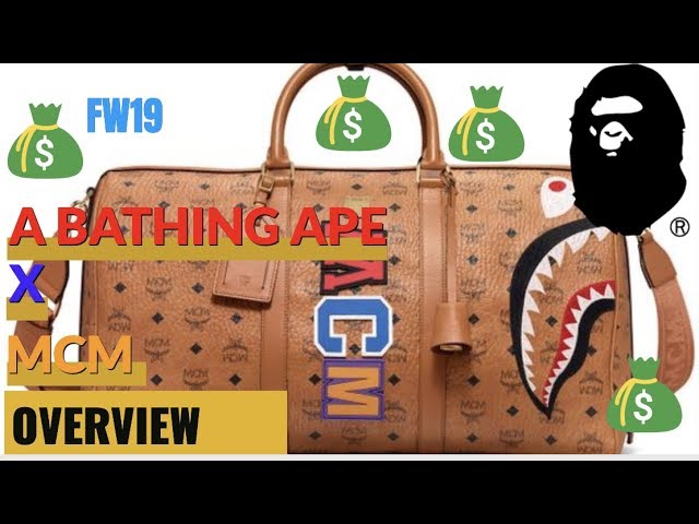 MCM x BAPE Collab Backpack Unboxing and Review 