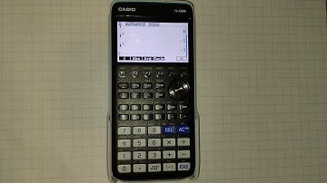 Working with complex numbers on the CASIO fx-CG50 graphing calculator