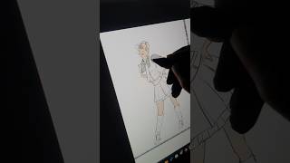 Random pose practice #art #drawing #anime #posedrawing #sketch