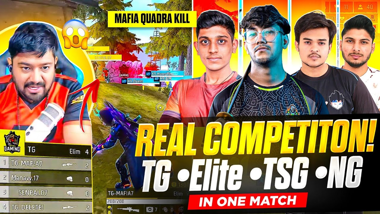 TG vs ELITE vs TSG vs NG | Lobby Ka Sabse Hard Match | Rocky & Rdx