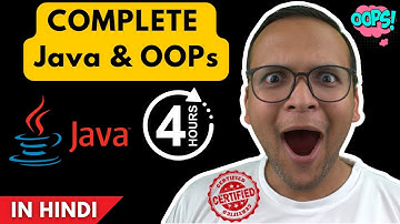 Java and OOPs 🔥  | Complete हिंदी में (With Project)