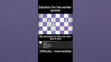 Mate in 3 | Try to find checkmate in 3 for white #chess #chesspuzle #learnchess #checkmatepuzzles