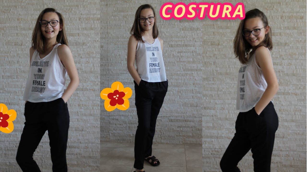 CALÇA DE ELÁSTICO ESTILO JOGGER