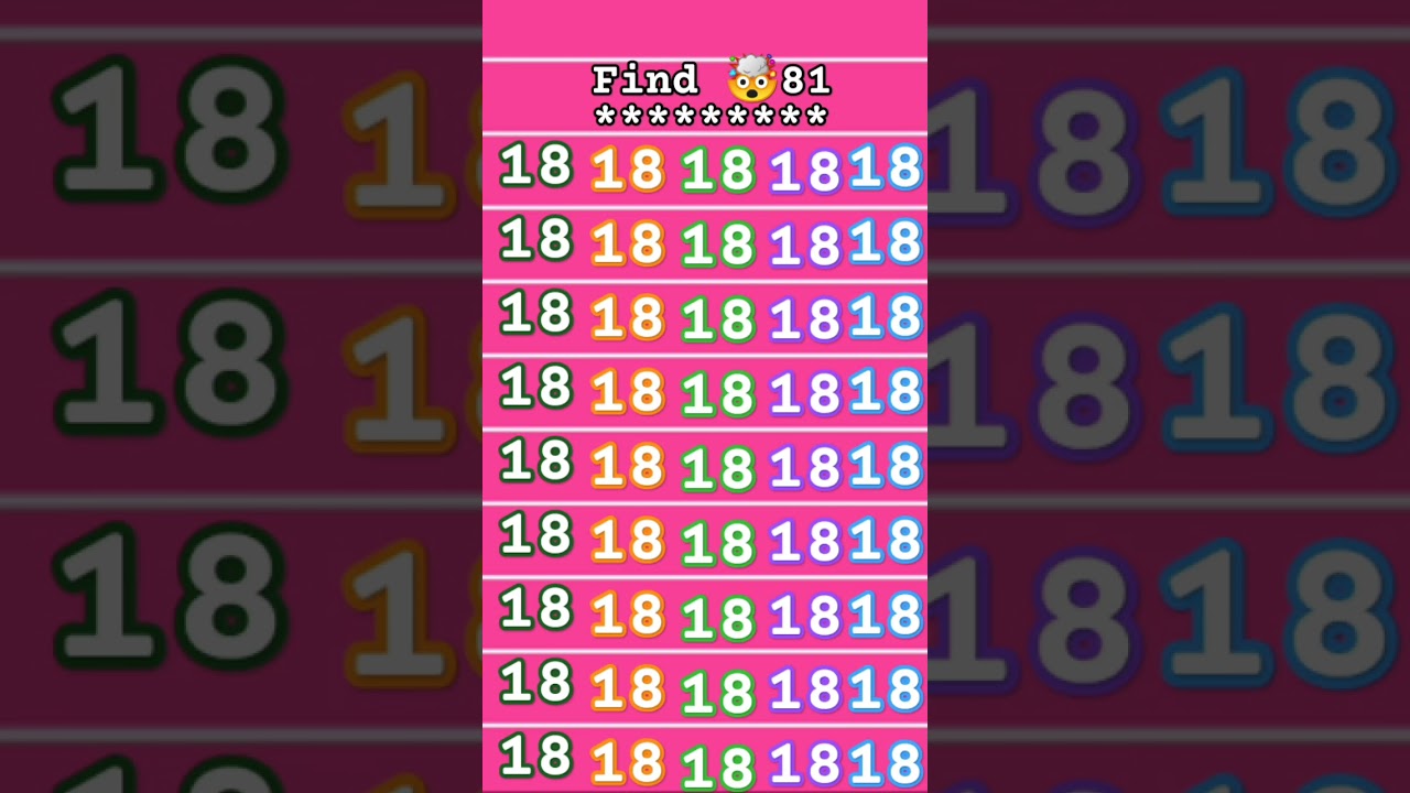 scroll with Rishabh ke find odd number 🔥🔥🔥🔥 