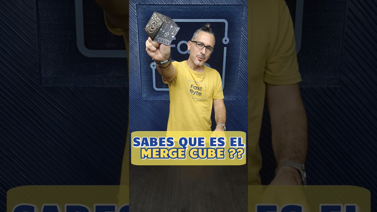 ¡Crea tu propio cubo 3D de Realidad Aumentada! 🤯🚀 #tecnologia #realidadaumentada #mergecube #tips