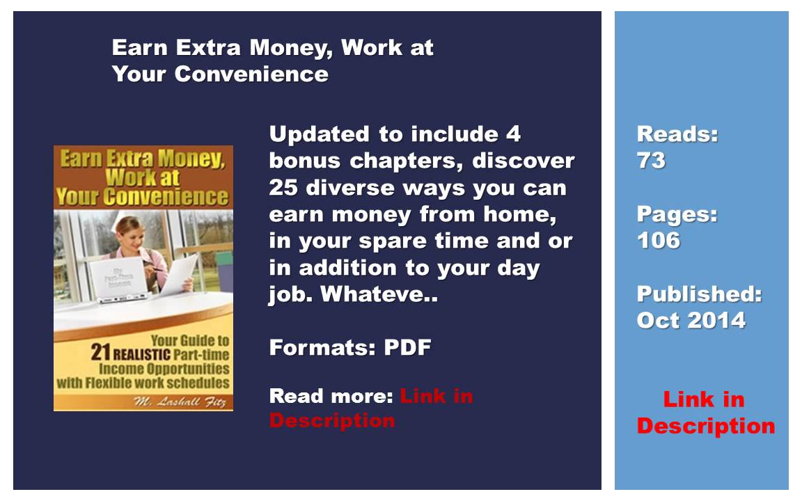 Millions Of Free eBooks Earn Extra Money Work At Your Convinence
