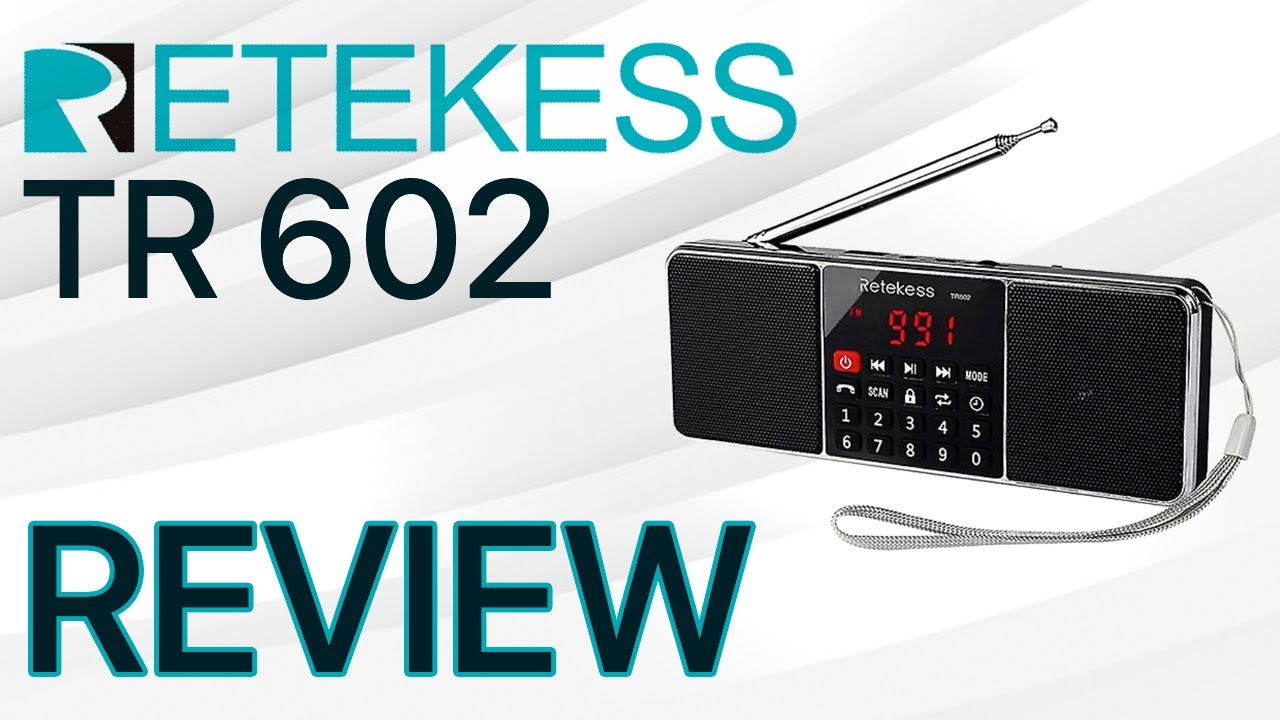 Retekess TR602, Radio FM/AM Bluetooth con MP3 📻