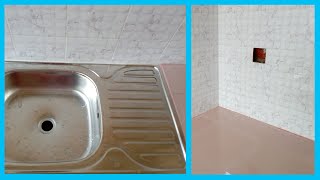 Techniques Install Kitchen Wall Tiles With Sink Fitting | Creative Update