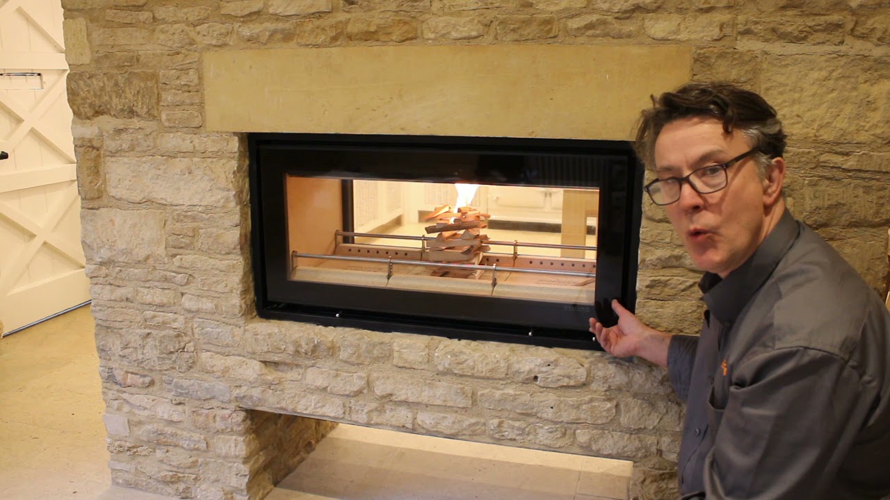 Stovax Studio 2 Duplex Double Sided Fire - Cotswold Installation - YouTube