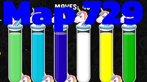 color water sort 3D level 729