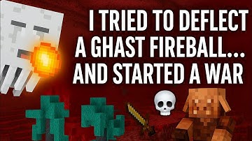 I Tried to Deflect a Ghast Fireball… and Started a War 💀