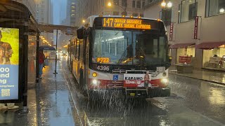 CTA Bus Route 147 Outer Dusable Lake Shore Express CTA New Flyer D60LFR 2013 #4397