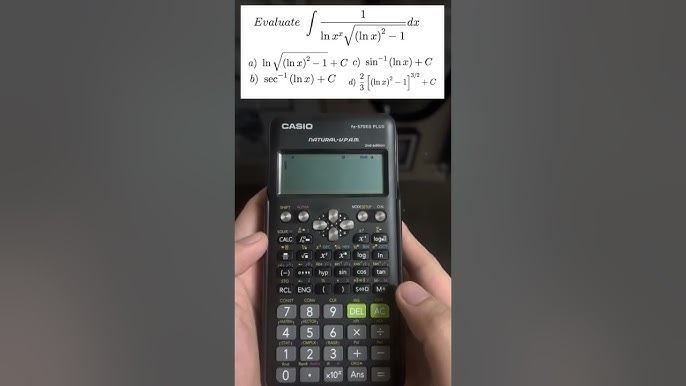 Calculator Techniques for First Derivatives Using Casio fx- 570 ES