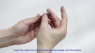 How to install our new Swageless Cable Fittings