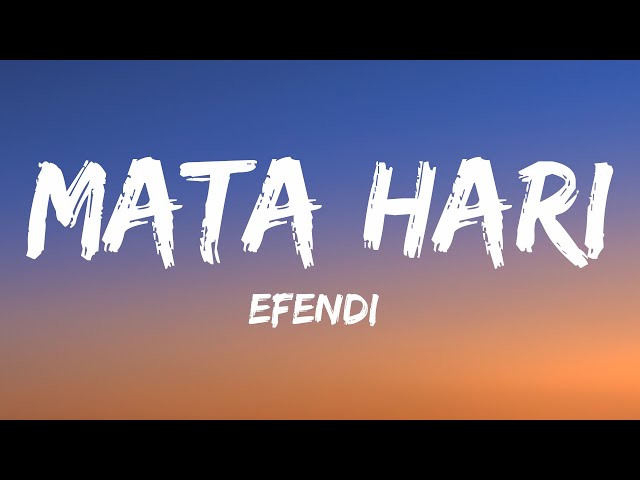 Efendi - Mata Hari (Lyrics) Azerbaijan 🇦🇿 Eurovision 2021 class=