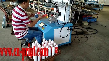 PLC contorl system screen printer with servo system