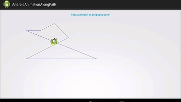 Animation of moving bitmap along path