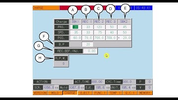 CHARGING PAGE DEVANSHI / ARICO HMI PLC #injectionmolding #plcinjectionmoldingmachine