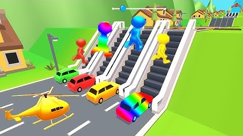 Shape-shifting All Levels Mobile Walthrough iOS,Android Gameplay Stick Run Game New Level Part 67