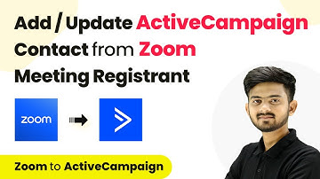 How to Add or Update ActiveCampaign Contact from Zoom Meeting Registrant | Zoom to ActiveCampaign