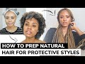 HOW TO CARE FOR YOUR HAIR BEFORE BRAIDS | Keep your hair moisturize & reduce breakage