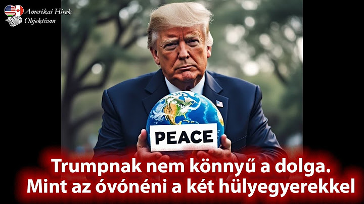 Tart a fegyverszünet, de Trumpnak már nagyon elege van mindkét félből. Káromkodott is élő adásban!