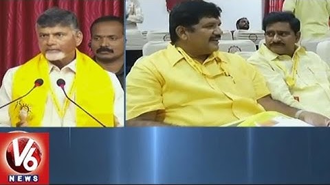 AP CM Chandrababu Naidu Speech | TDP 3 Days Workshop At KL University | Guntur | V6 News